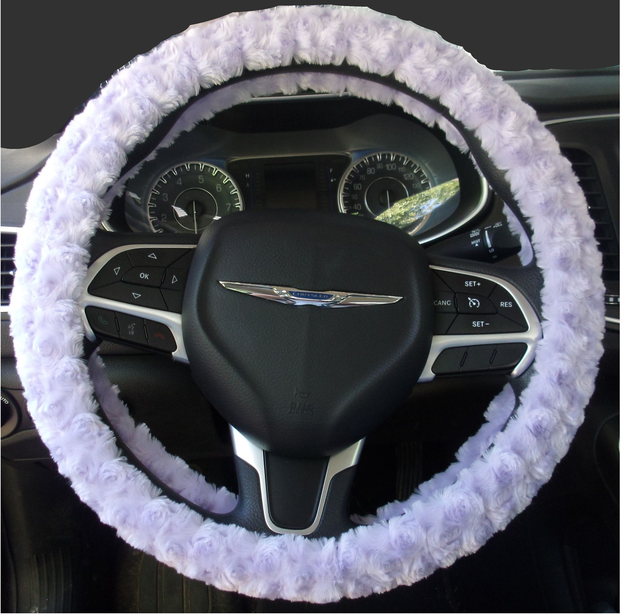 Cuddle® Rose Light Purple | Steering Wheel Cover